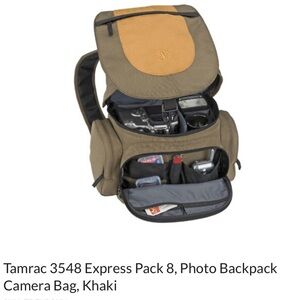 Backpack Tamrac 3548 Express Pack 8 Khaki Camera Photo Video Travel Bag